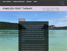 Tablet Screenshot of familiesfirsttherapy.org